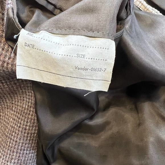 Harris Tweed Vintage Stafford Men's Size 42R Tan Tweed Sports Coat Blazer - Picture 8 of 9
